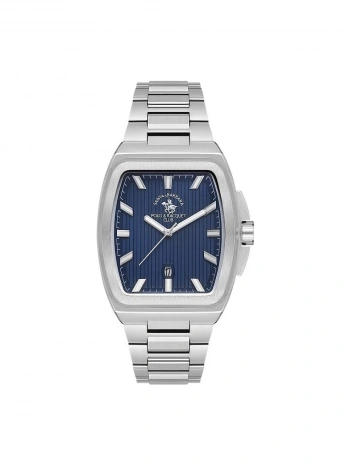 Santa Barbara Polo & Racquet Club Santa Barbara Polo Racquet Club SB.1.10536-2 Dikdörtgen Kasa Metalik Renk Erkek Kol Saati