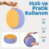 Guqqo Lazımlık Portatif Katlanabilir Taşınabilir Çocuk Tuvaleti, 80KG Taşıma Kapasiteli, Tabure, Sarı