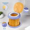 Guqqo Lazımlık Portatif Katlanabilir Taşınabilir Çocuk Tuvaleti, 80KG Taşıma Kapasiteli, Tabure, Sarı