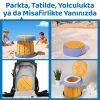 Guqqo Lazımlık Portatif Katlanabilir Taşınabilir Çocuk Tuvaleti, 80KG Taşıma Kapasiteli, Tabure, Sarı