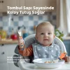 Guqqo Bebek Çatal Kaşık Seti, Paslanmaz Çelik, BLW (Turuncu)