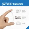 Guqqo Bebek Agız Temizleme Çubuğu, 45 Adet, Yenidoğan Dil Temizleyici, Bebek Diş Fırçası