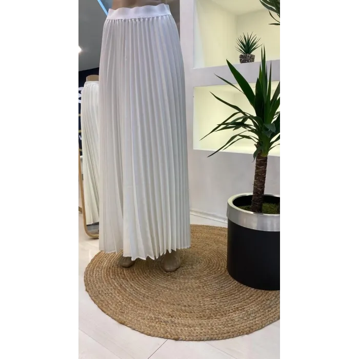 İnvee Pliseli Etek EKRU 6998