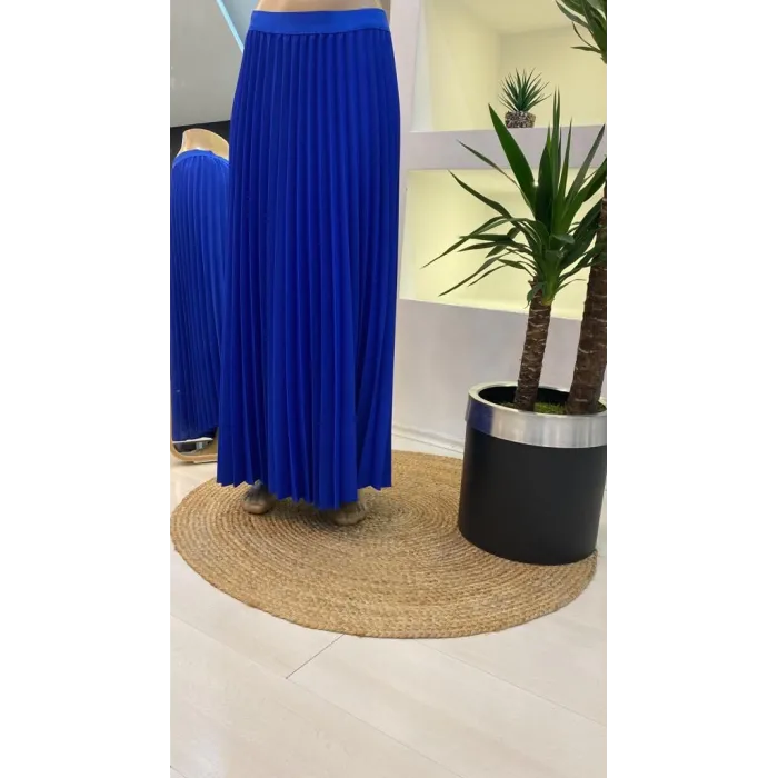 İnvee Pliseli Etek SAX 6998