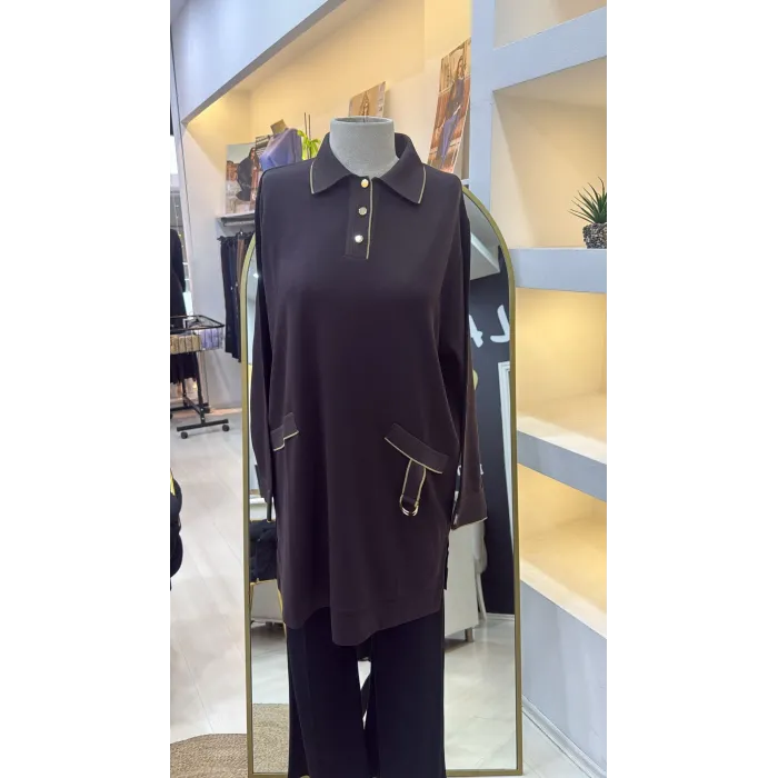 İnvee Tunik 7204 kahve