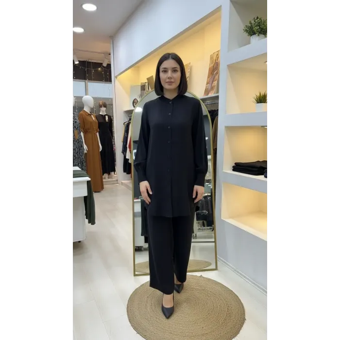 invee Elsa Gömlek siyah 7221