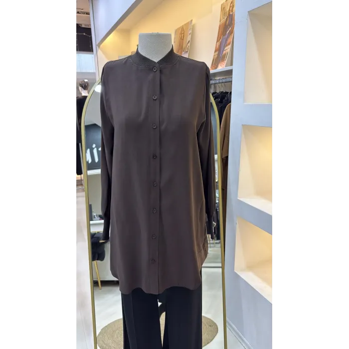 invee Elsa Gömlek kahve 7221