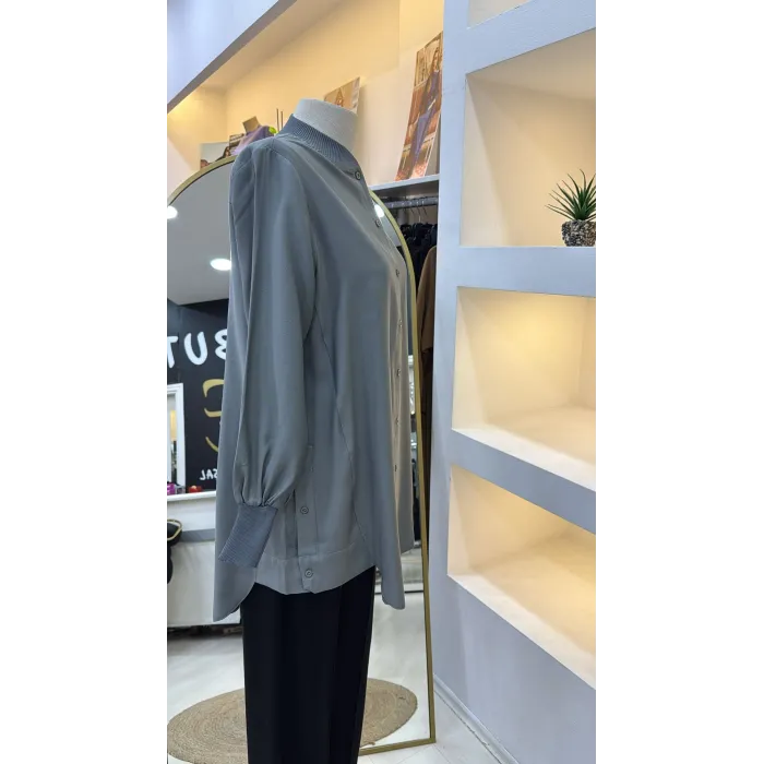 invee Elsa Gömlek GRİ 7221