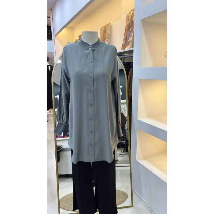 invee Elsa Gömlek GRİ 7221