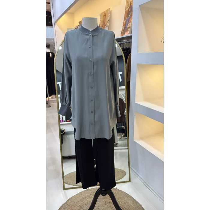 invee Elsa Gömlek GRİ 7221