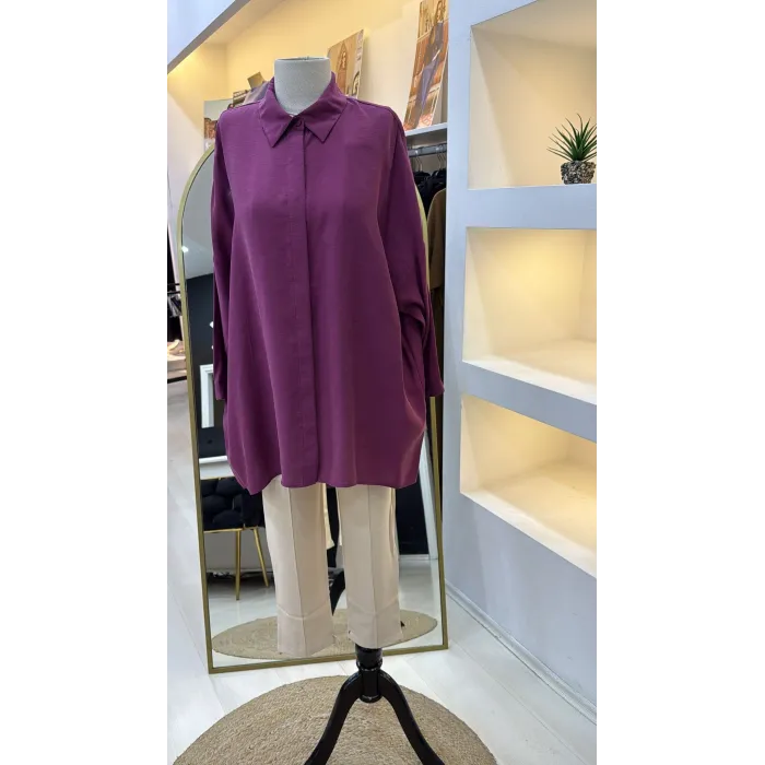 Nuss 3001 Gömlek - mürdum