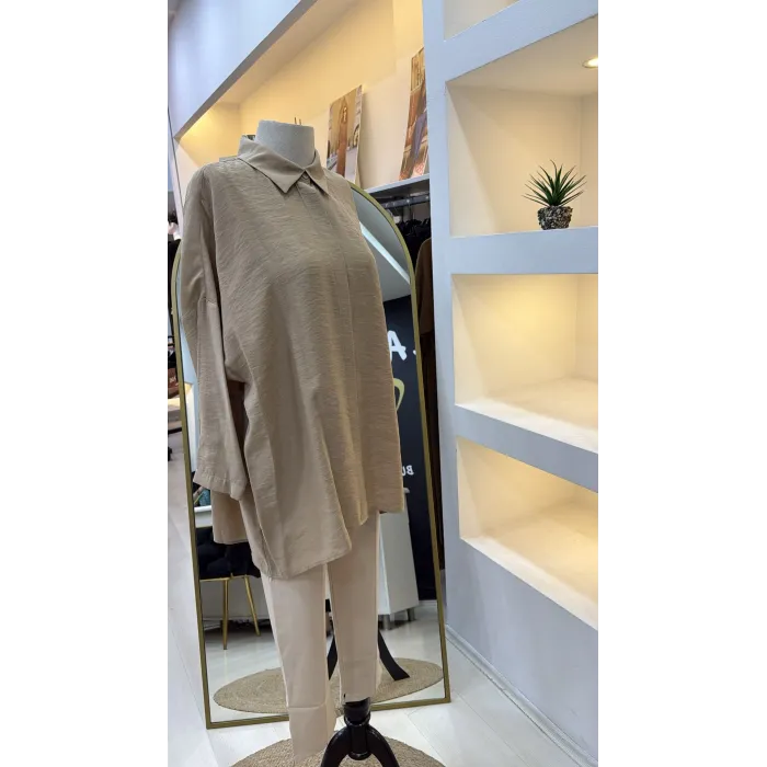 Nuss 3001 Gömlek - LATTE