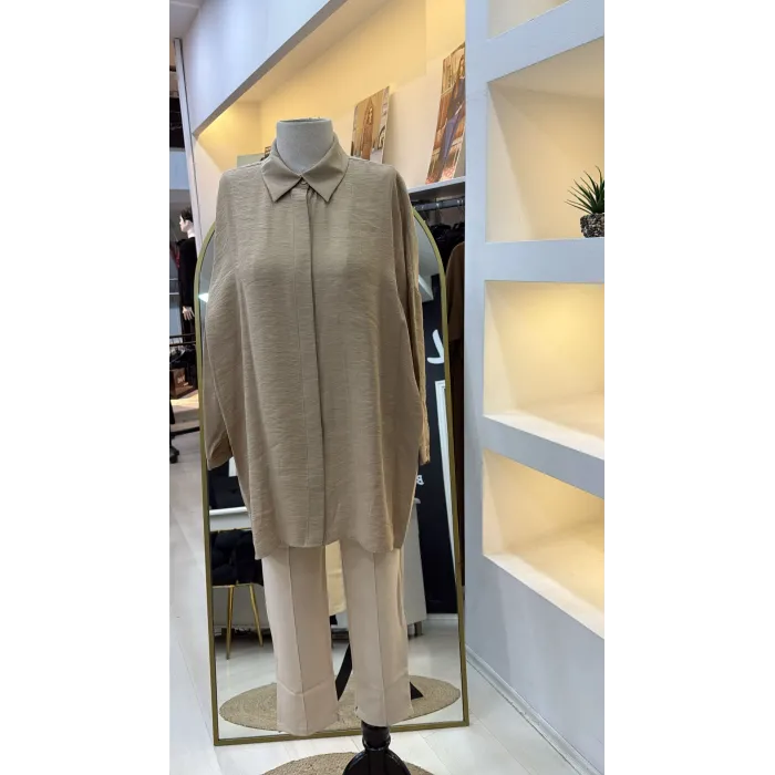 Nuss 3001 Gömlek - LATTE