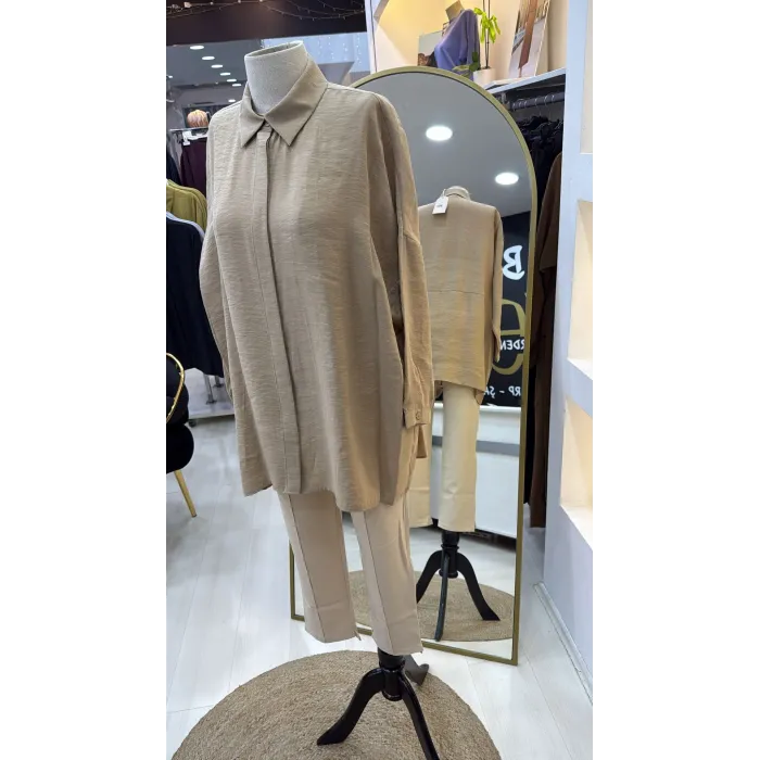 Nuss 3001 Gömlek - LATTE