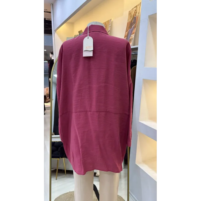 Nuss 3001 Gömlek - RED PLUM