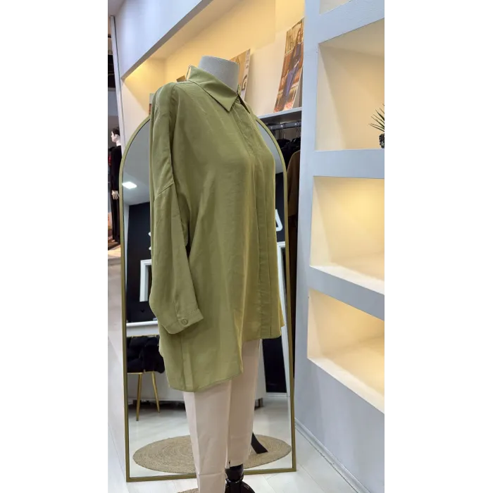 Nuss 3001 Gömlek - OLİVE