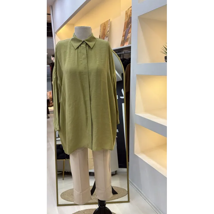 Nuss 3001 Gömlek - OLİVE