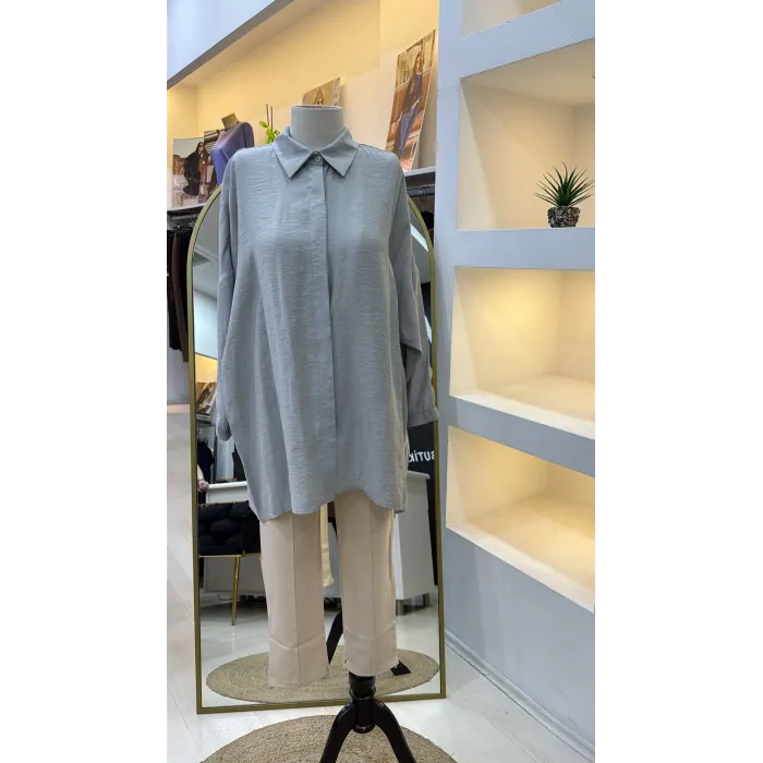 Nuss 3001 Gömlek - GRİ