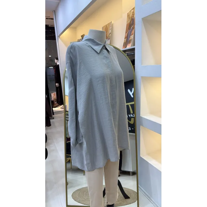Nuss 3001 Gömlek - GRİ