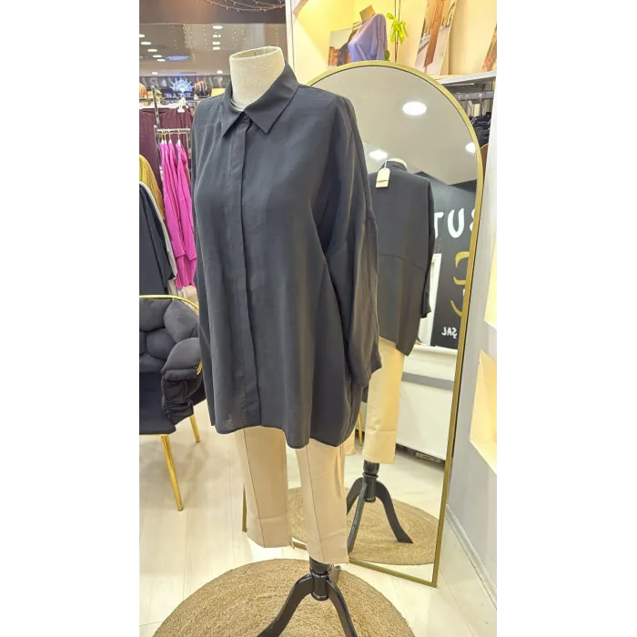 Nuss 3001 Gömlek - SİYAH