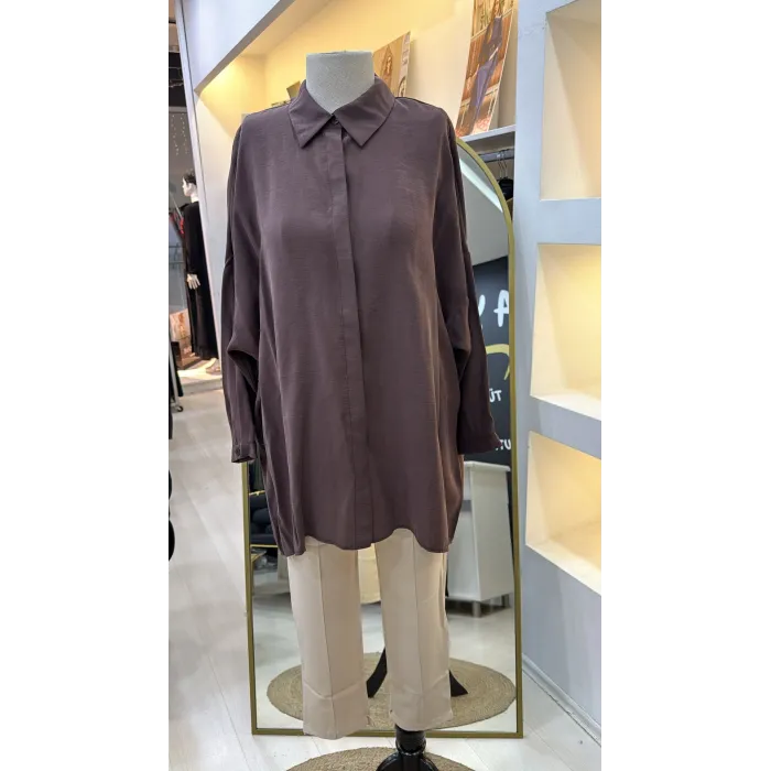 Nuss 3001 Gömlek - KAHVE