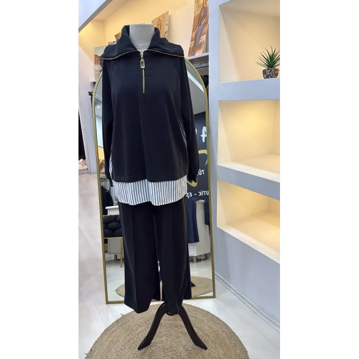 Nuss 1075 Pantolonlu Takım - SİYAH