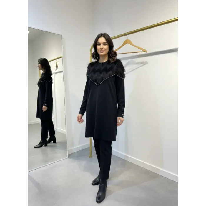 İnvee Tunik 7238 siyah