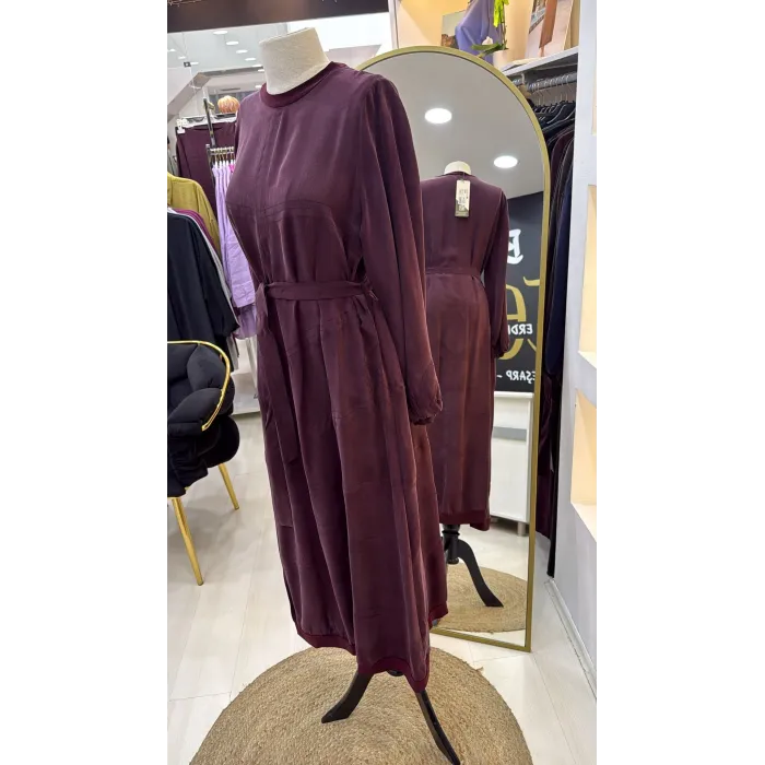 Misswhence Cupra İpek Elbise 39800 BORDO