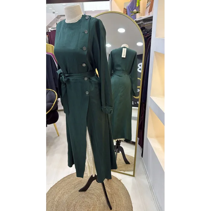 Misswhence İkili Elbise Yeşil 39806