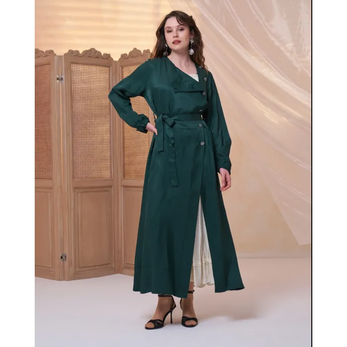 Misswhence İkili Elbise Yeşil 39806