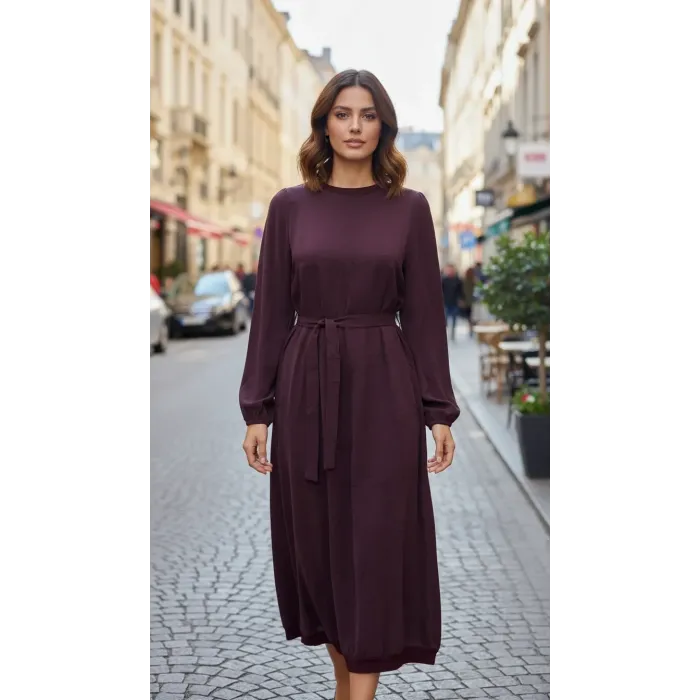Misswhence Cupra İpek Elbise 39800 BORDO