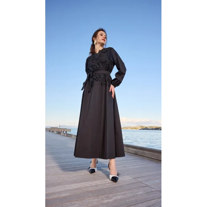 Misswhence Elbise 39803 SİYAH