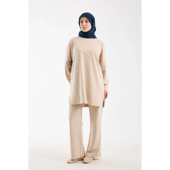 invee modal kumaş takim 7239 VANİLYA