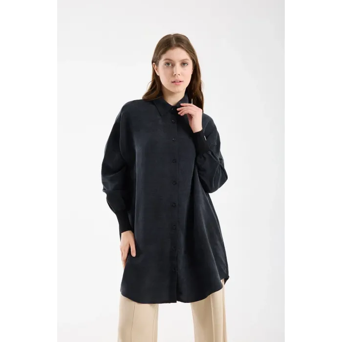 invee Terra Kadın Gömlek 7178 siyah