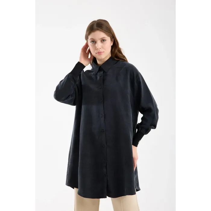 invee Terra Kadın Gömlek 7178 siyah