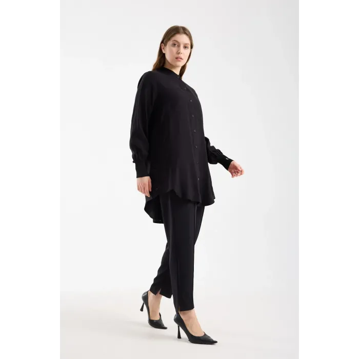 invee Elsa Gömlek siyah 7221