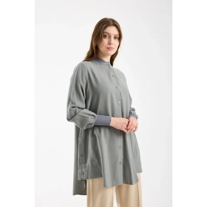 invee Elsa Gömlek GRİ 7221