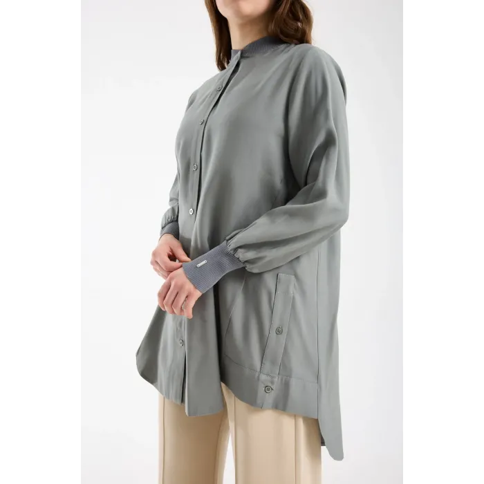 invee Elsa Gömlek GRİ 7221