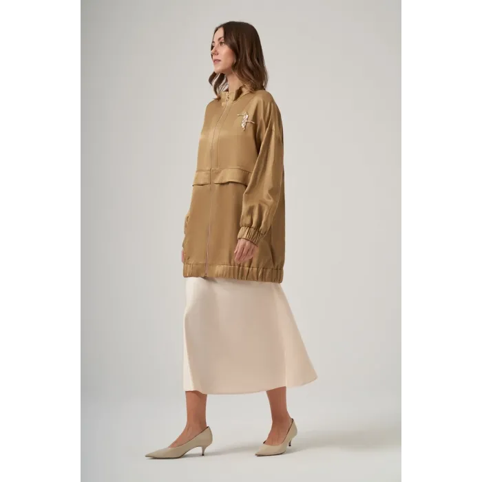 Nuss Taş İşlemeli Kap - 6043 Bal Köpüğü