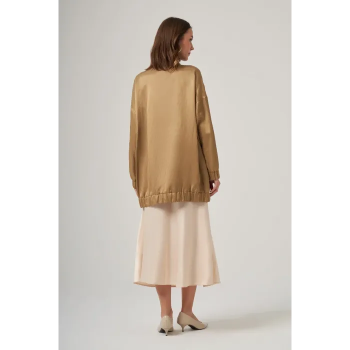 Nuss Taş İşlemeli Kap - 6043 Bal Köpüğü