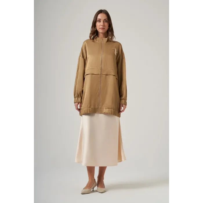 Nuss Taş İşlemeli Kap - 6043 Bal Köpüğü