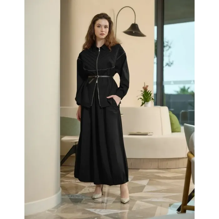 Misswhence Etekli Takım 39307 siyah