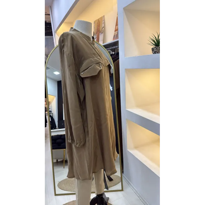 Misswhence Önü Fermuarlı Gömlek 39310 camal