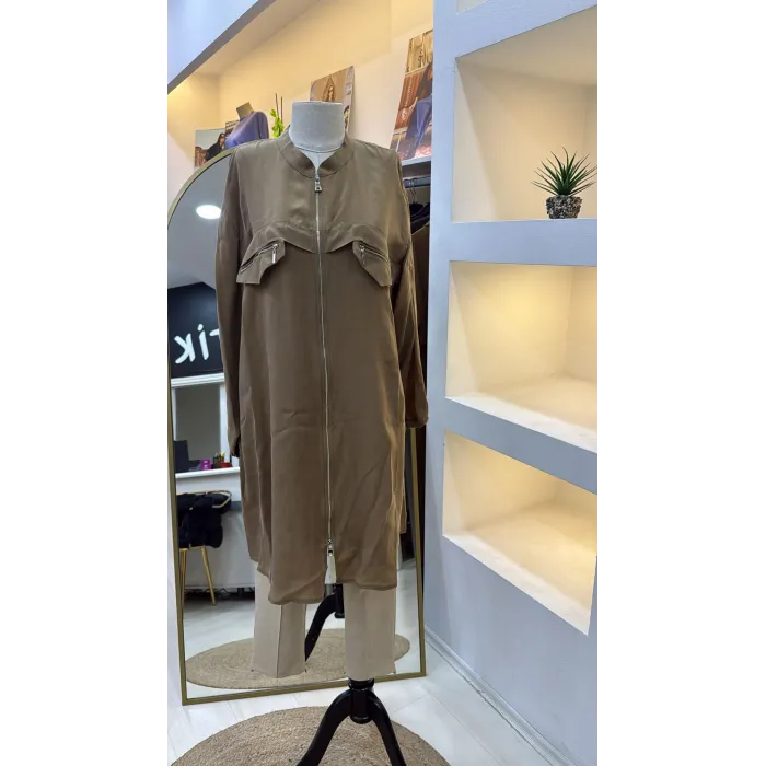 Misswhence Önü Fermuarlı Gömlek 39310 camal