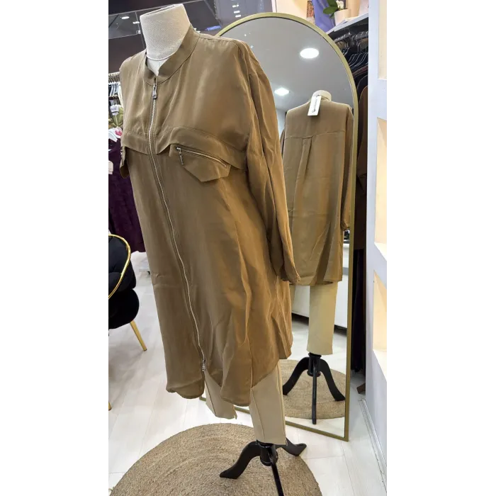 Misswhence Önü Fermuarlı Gömlek 39310 camal