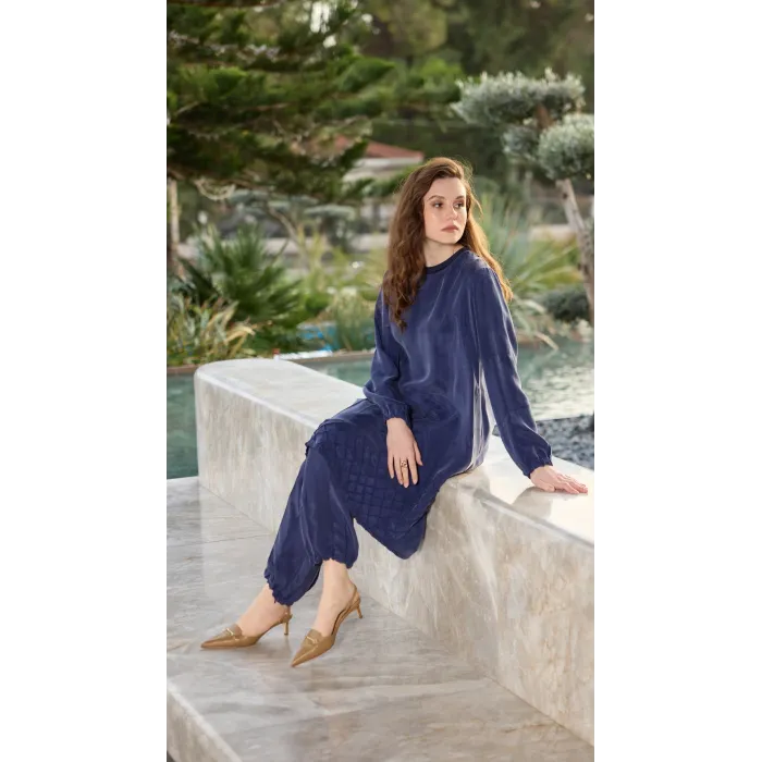 Misswhence Tunik Takım 39018 İNDİGO