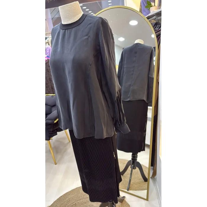 Misswhence İpek Bluz 39023 SİYAH