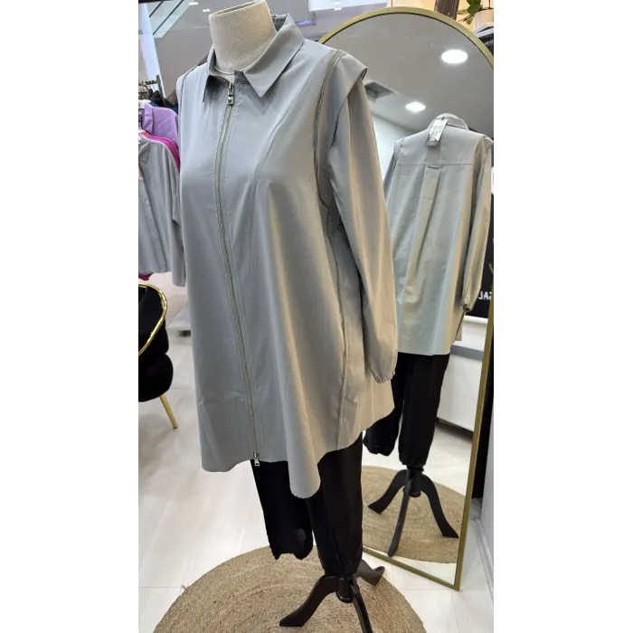 Misswhence Gömlek 39302 GRİ