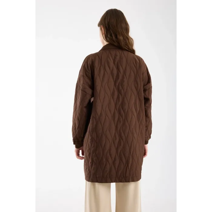 İnvee Strata Kısa Kap 7207 KAHVE