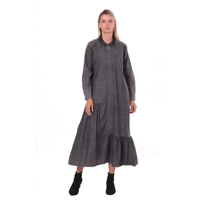 invee Kot Elbise 7162 SİYAH